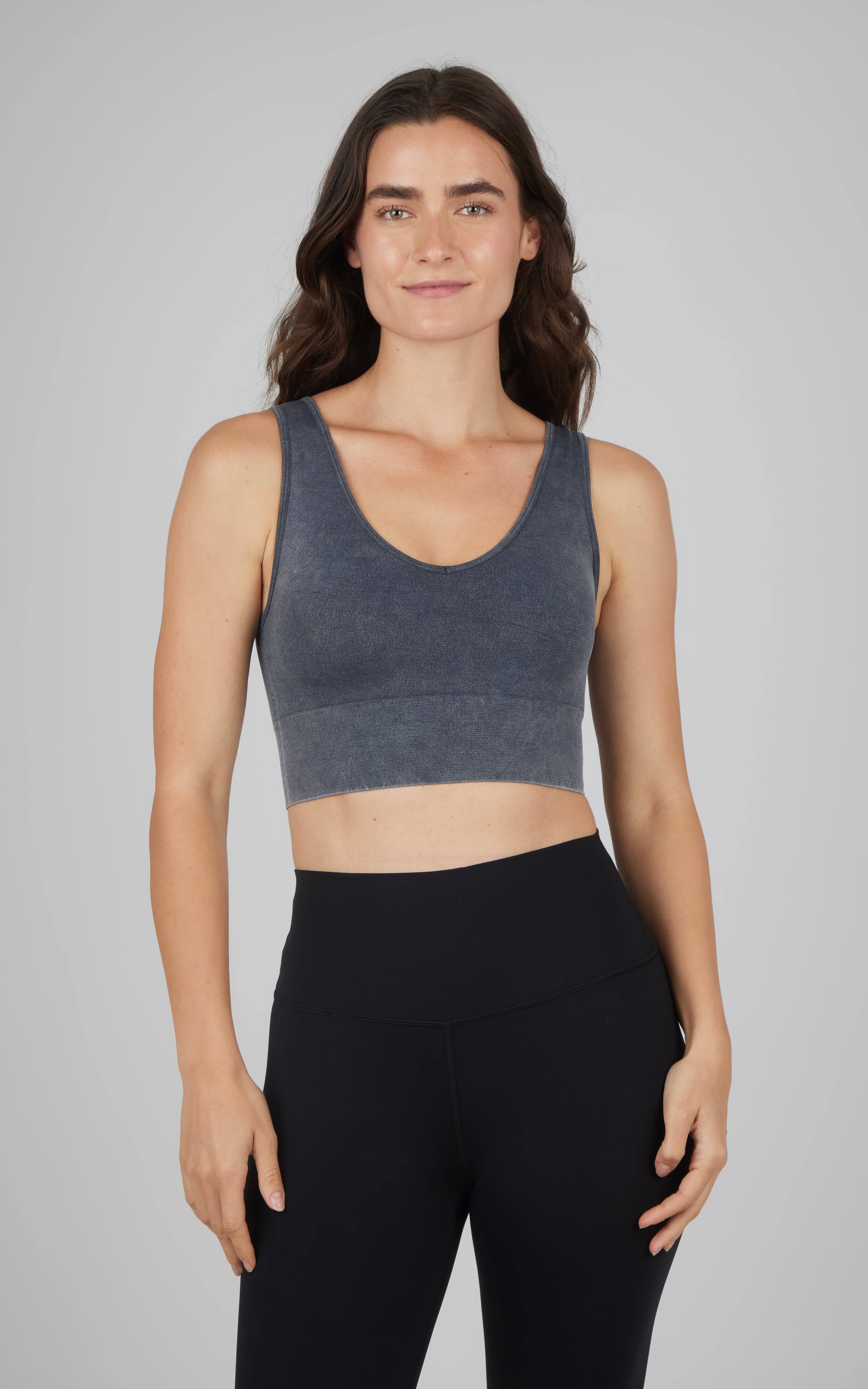 2 PK Stone Wash Bra Tank - 90 Degree by Reflex