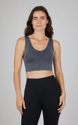 2 PK Stone Wash Bra Tank - 90 Degree by Reflex