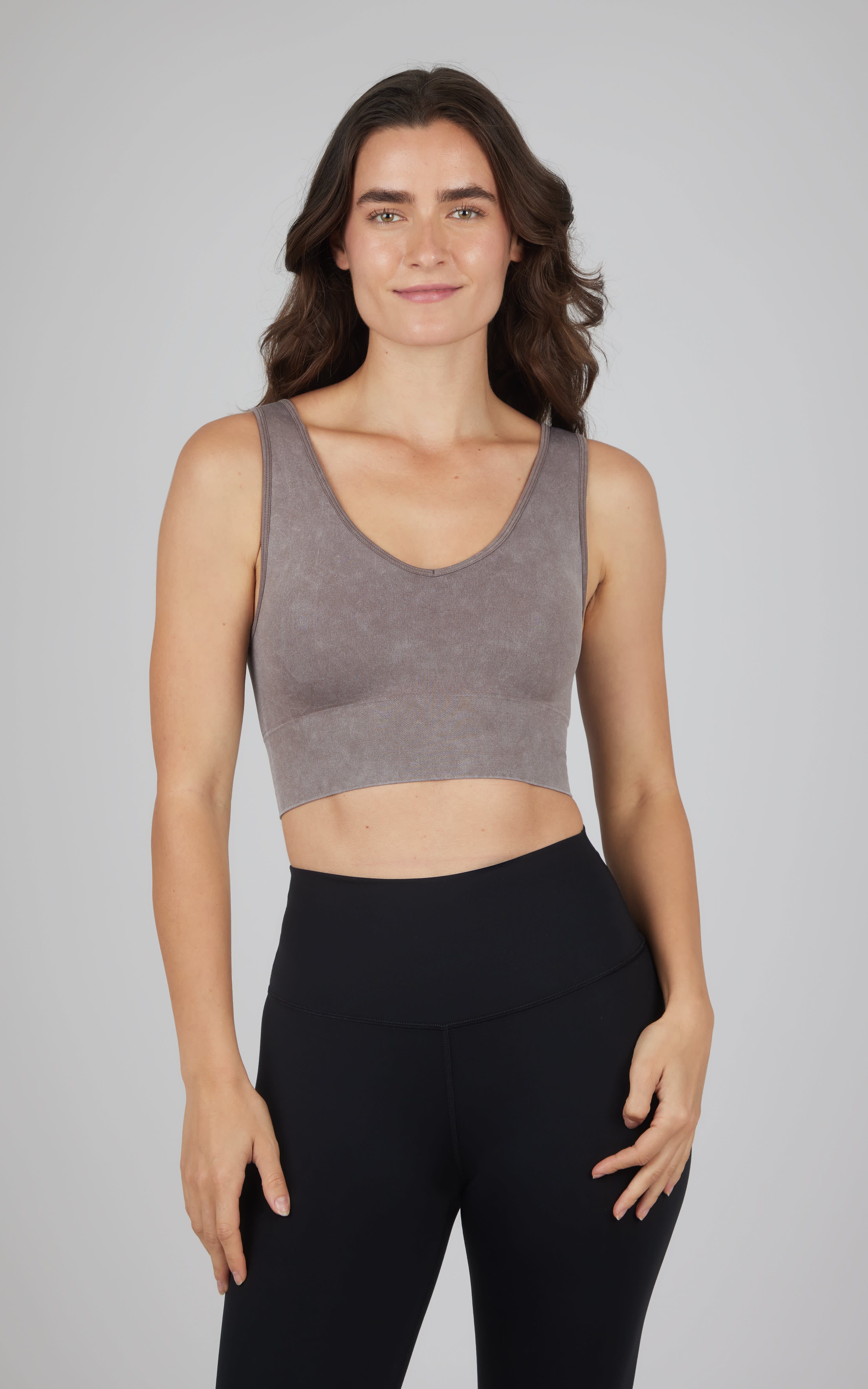 2 PK Stone Wash Bra Tank - 90 Degree by Reflex