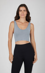 2 PK Stone Wash Bra Tank - 90 Degree by Reflex