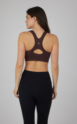 2 PK Seamless Textured Zip Bra Top - 90 Degree by Reflex