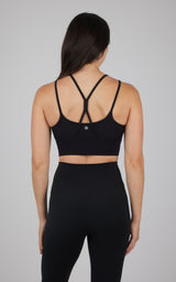 Ribbed Seamless Double Layer Bra - 90 Degree by Reflex
