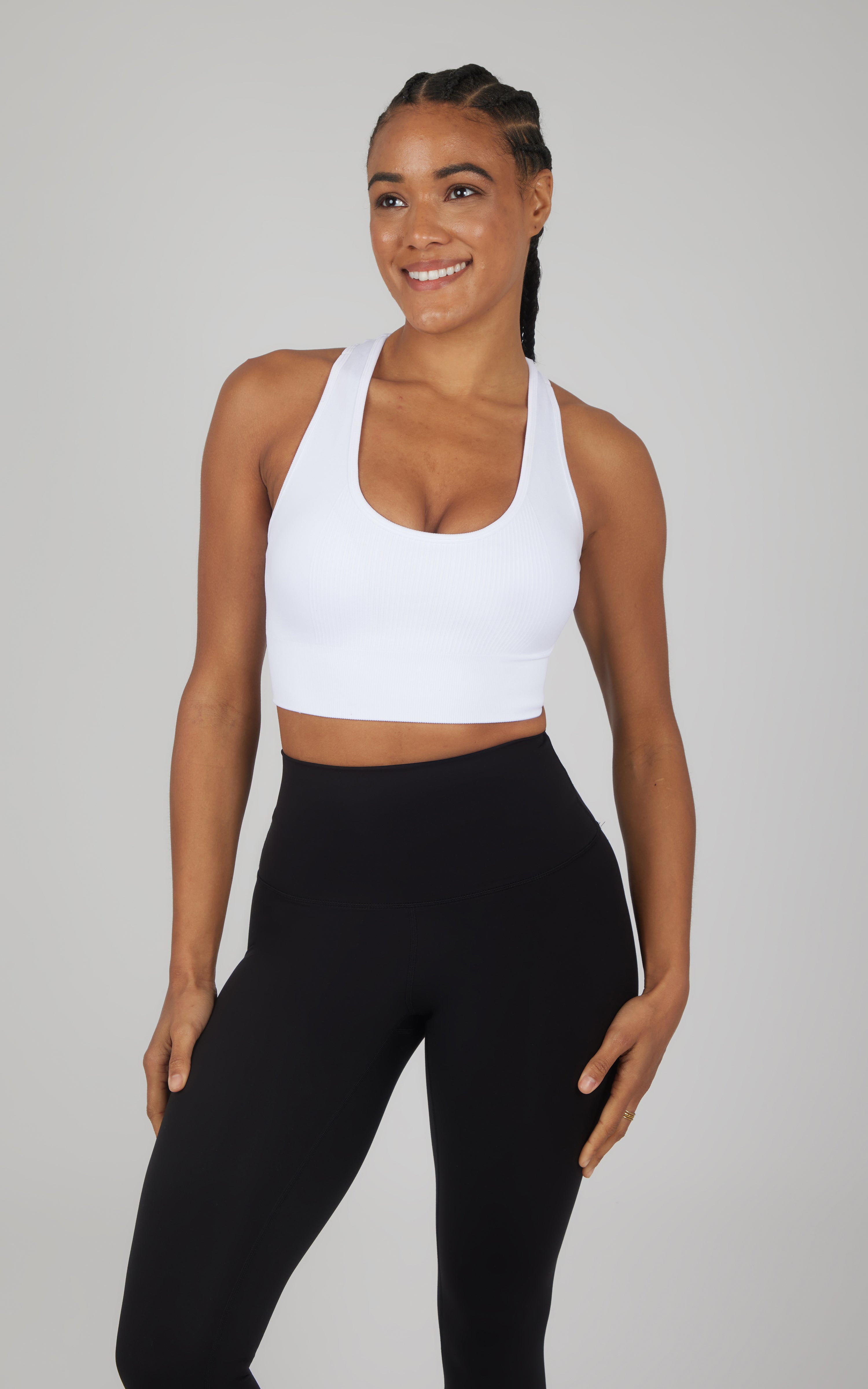 2 PK Seamless Racerback Bra - 90 Degree by Reflex