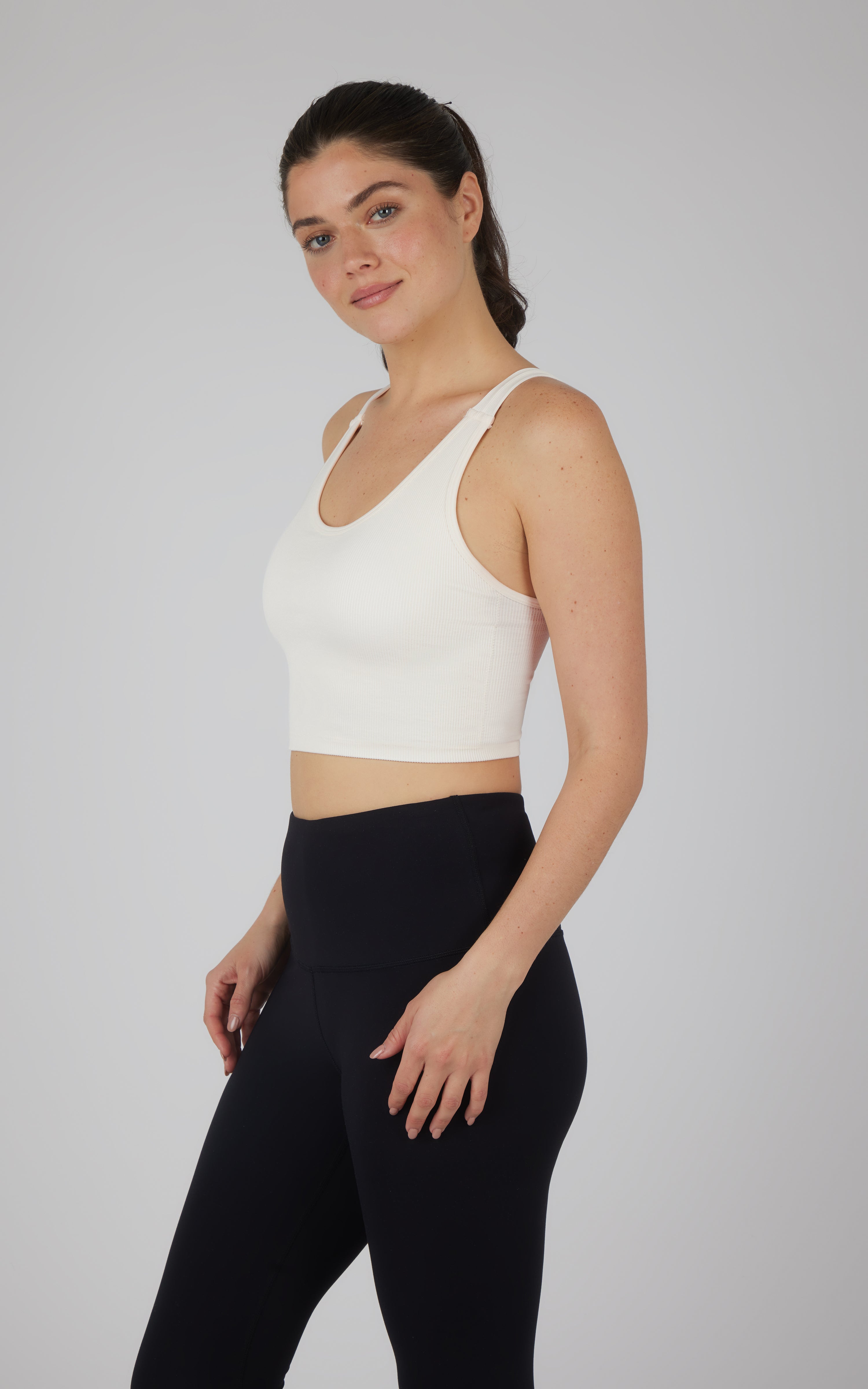 2 Pack Stonewash Alamo Scoop Neck Bra Tank - SLW-23010B-2PK – 90