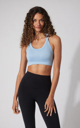 2 PK Stone Washed Seamless Marvella Bra Tank - Our Cafe Story - 90 Degree by Reflex