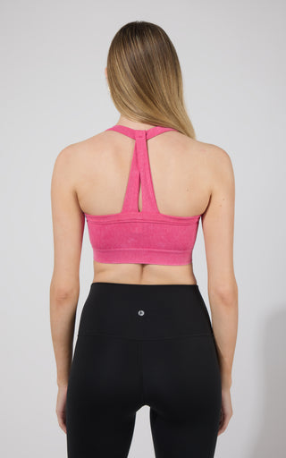 2 PK Stone Washed Seamless Marvella Bra Tank - 90 Degree by Reflex