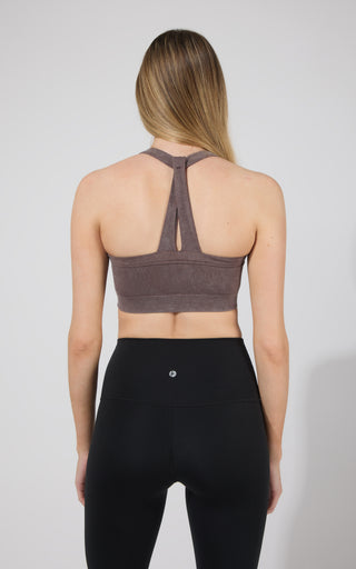 2 PK Stone Washed Seamless Marvella Bra Tank - 90 Degree by Reflex
