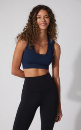 Seamless Ribbed Double Layer Bra - Our Ocean Core Story - 90 Degree by Reflex