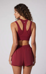 Seamless Ribbed Double Layer Bra - 90 Degree by Reflex