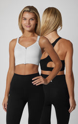 Seamless Darcy Zip Front Bra 2 PK