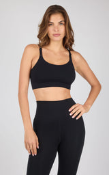 2PK Stone Wash Seamless Ribbed Maelis Bra