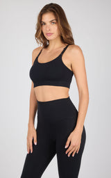 2PK Stone Wash Seamless Ribbed Maelis Bra