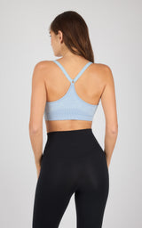 2PK Stone Wash Seamless Ribbed Maelis Bra - 90 Degree by Reflex