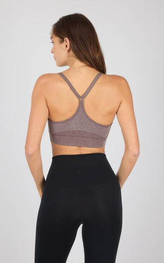 2PK Stone Wash Seamless Ribbed Maelis Bra