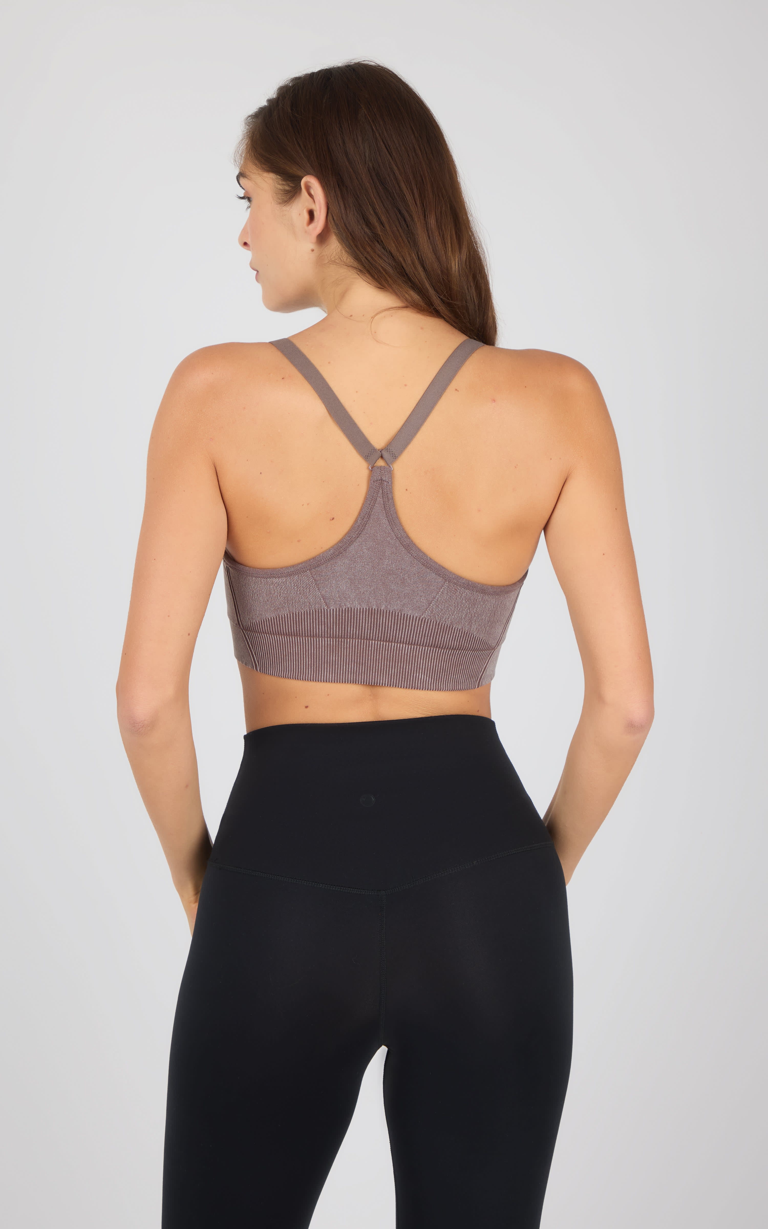 2PK Stone Wash Seamless Ribbed Maelis Bra