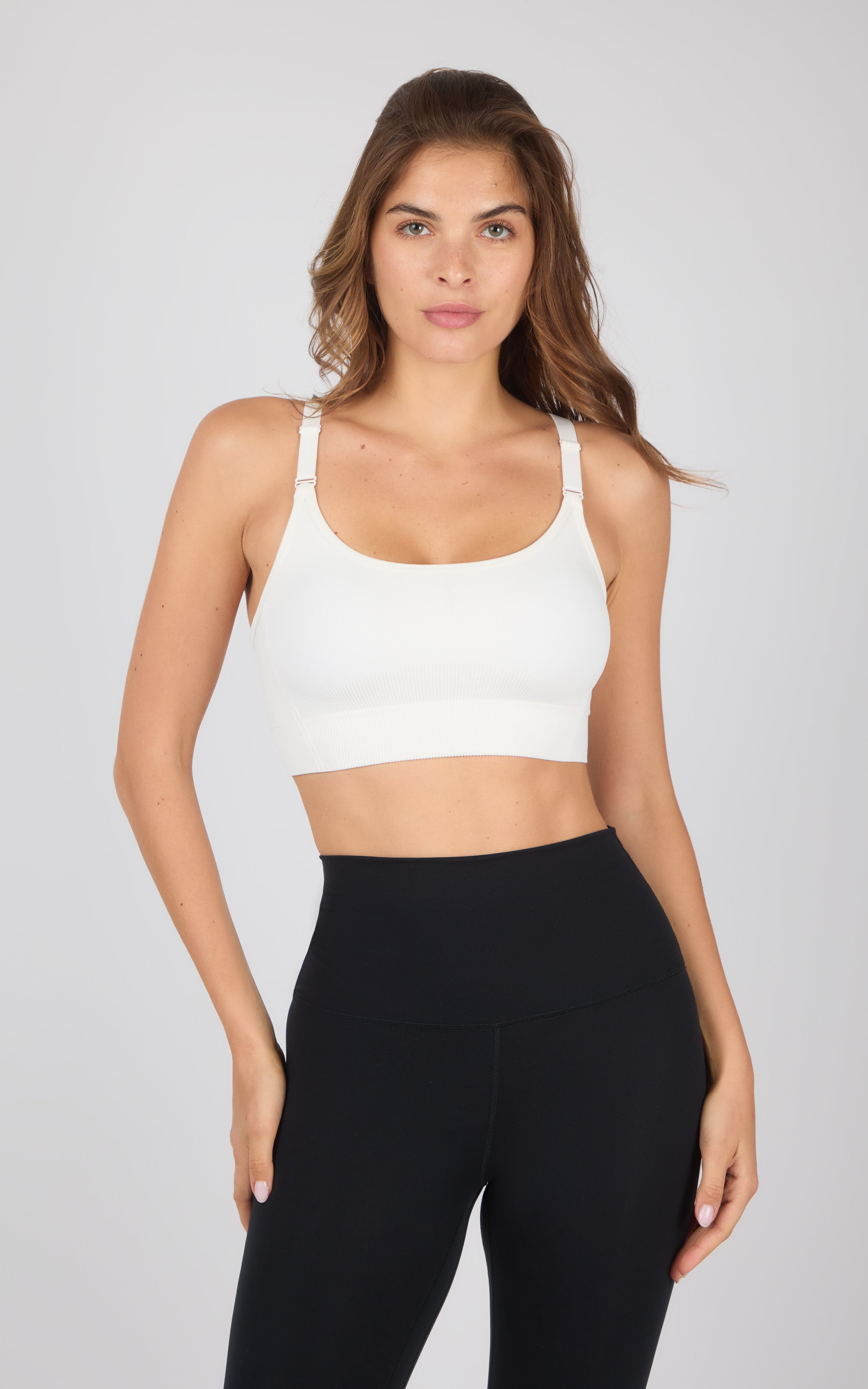 2PK Stone Wash Seamless Ribbed Maelis Bra