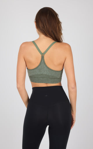 2PK Stone Wash Seamless Ribbed Maelis Bra