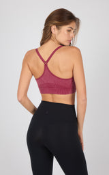 2PK Stone Wash Seamless Ribbed Maelis Bra