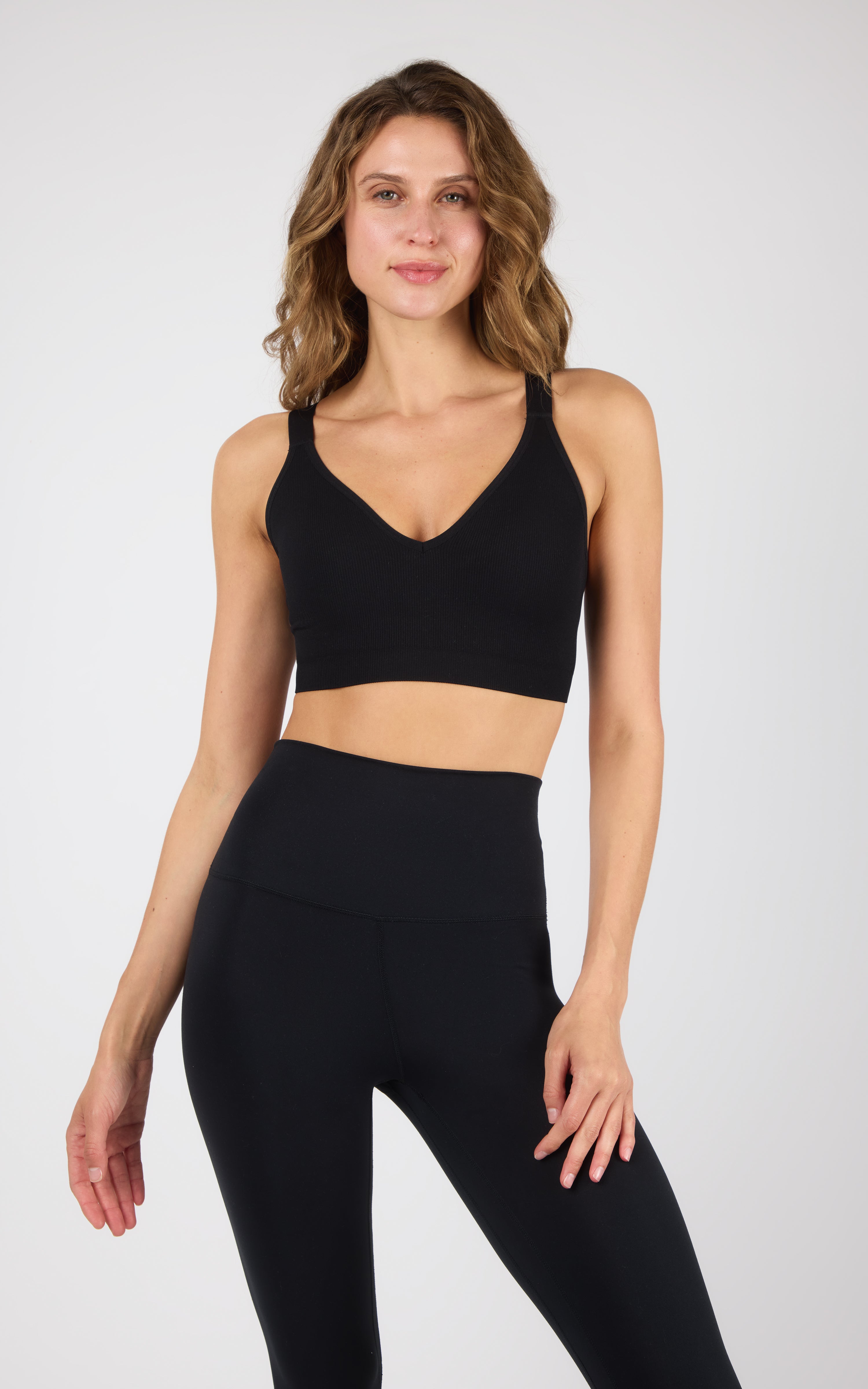 Seamless Rib Kaelis Bra - 90 Degree by Reflex