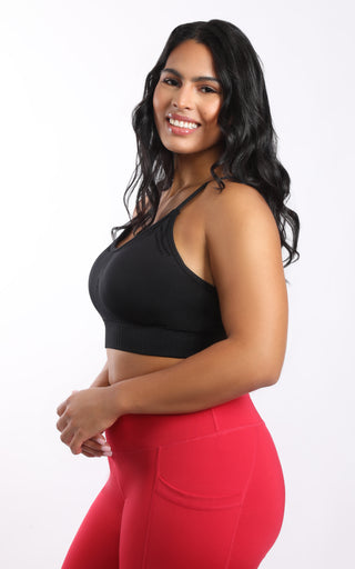 Seamless Racerback Sports Bra