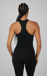 2 PK Seamless Racerback Tank Top with Built in Bra - 90 Degree by Reflex