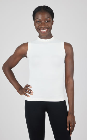2 PK Mock Neck Tank Top