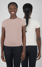 2 PK Short Sleeve Top - Our Cafe Story - 90 Degree by Reflex