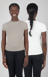 2 PK Short Sleeve Top - Our Cafe Story - 90 Degree by Reflex
