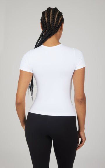 2 Pack Crew Neck Logan Fitted Short Sleeve Top
