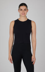 Seamless Slim Fit High Neck Tank - 90 Degree by Reflex