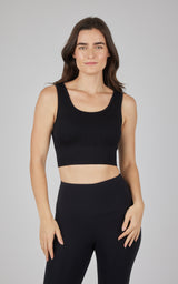 2 PK Seamless Cable Knit Texture Bra Top - 90 Degree by Reflex