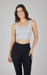 2 PK Seamless Cable Knit Texture Bra Top - 90 Degree by Reflex