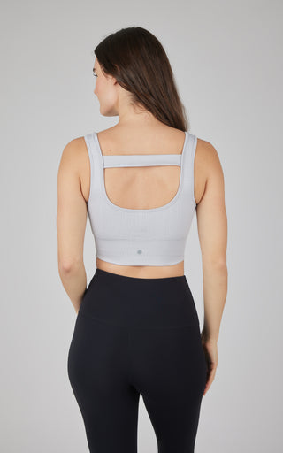 2 PK Seamless Cable Knit Texture Bra Top