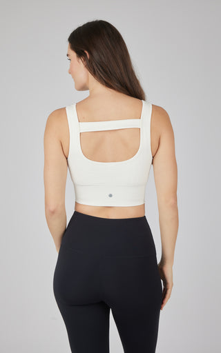 2 PK Seamless Cable Knit Texture Bra Top