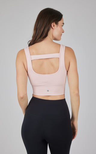 2 PK Seamless Cable Knit Texture Bra Top - 90 Degree by Reflex
