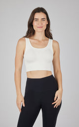 Yogalicious 2 PK Seamless Cable Knit Texture Bra Top - 90 Degree by Reflex