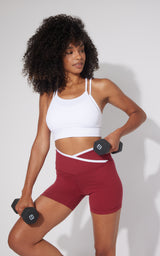 Ribbed Seamless Double Layer Bra - 90 Degree by Reflex