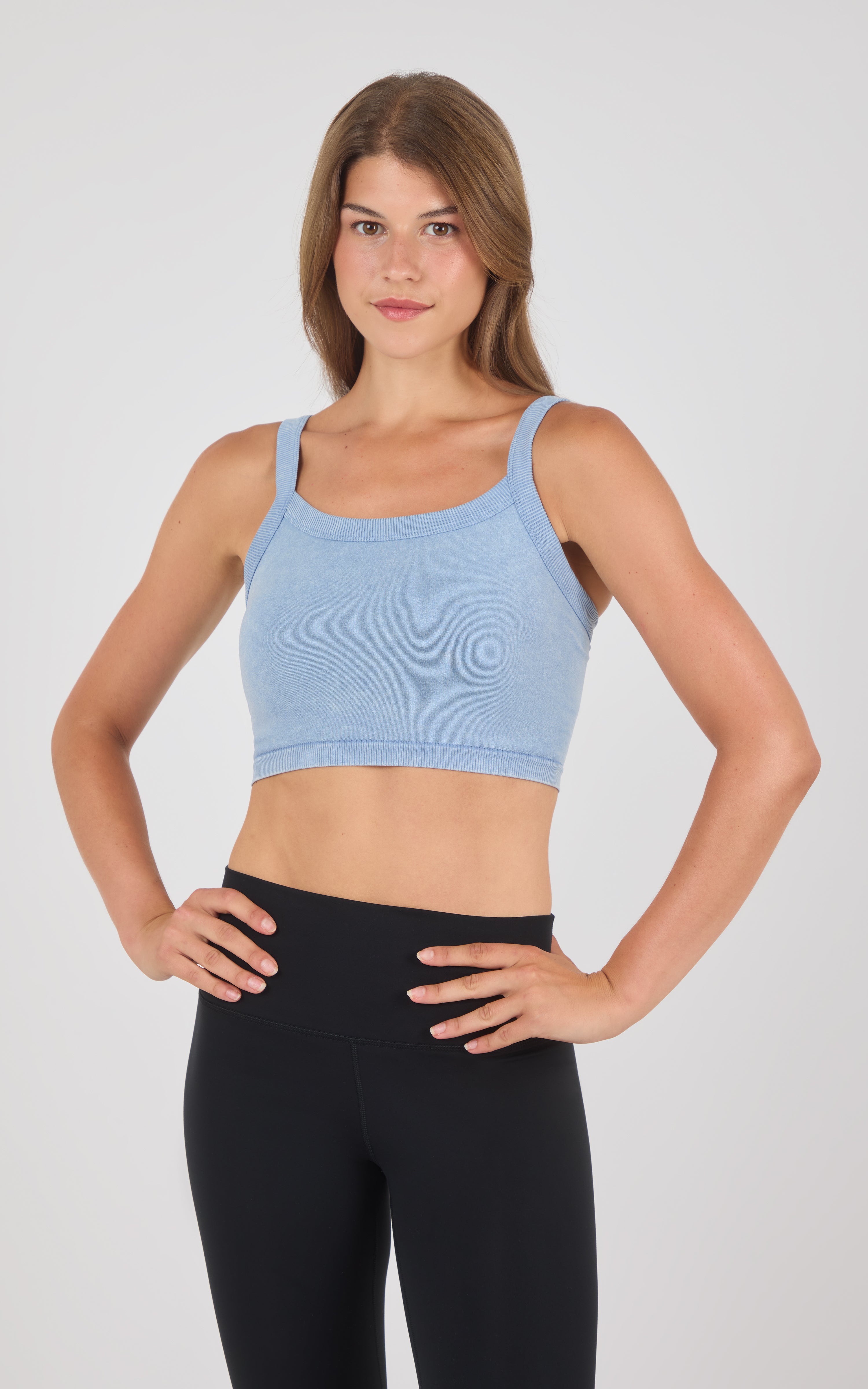 Stone Wash & Classic Seamless Anette Bra Tank 2 PK - 90 Degree by Reflex