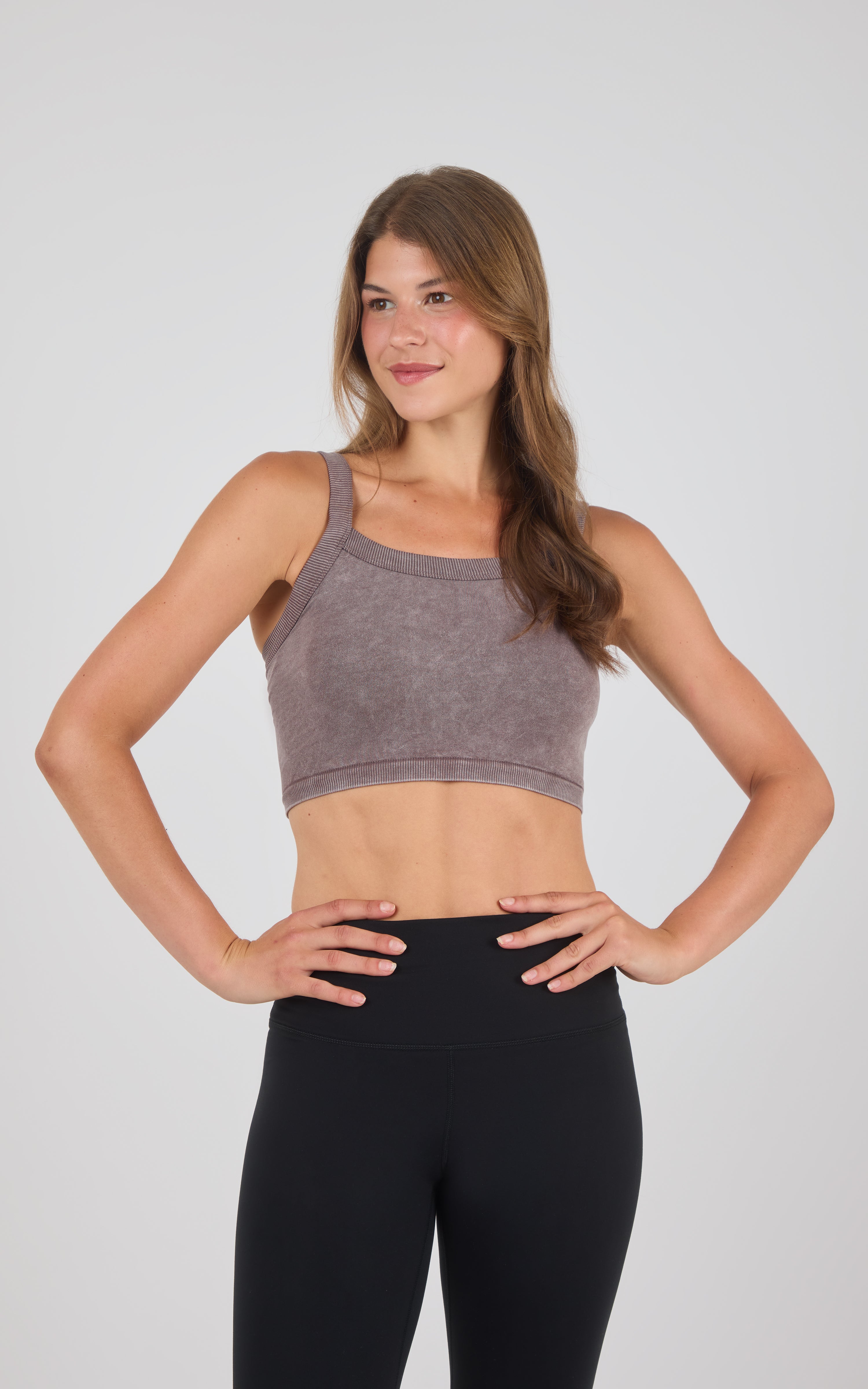Stone Wash & Classic Seamless Anette Bra Tank 2 PK - 90 Degree by Reflex