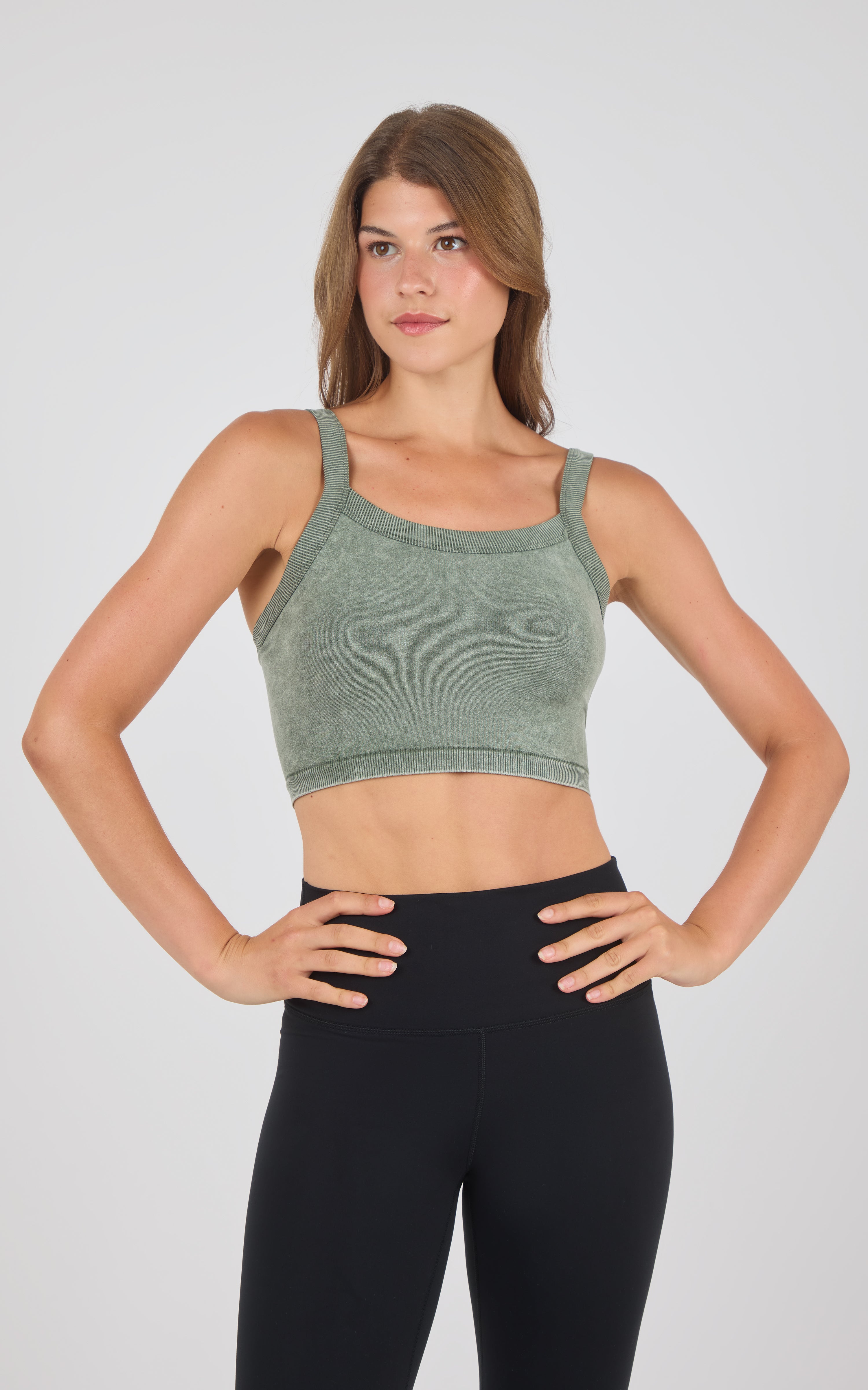 Stone Wash & Classic Seamless Anette Bra Tank 2 PK - 90 Degree by Reflex