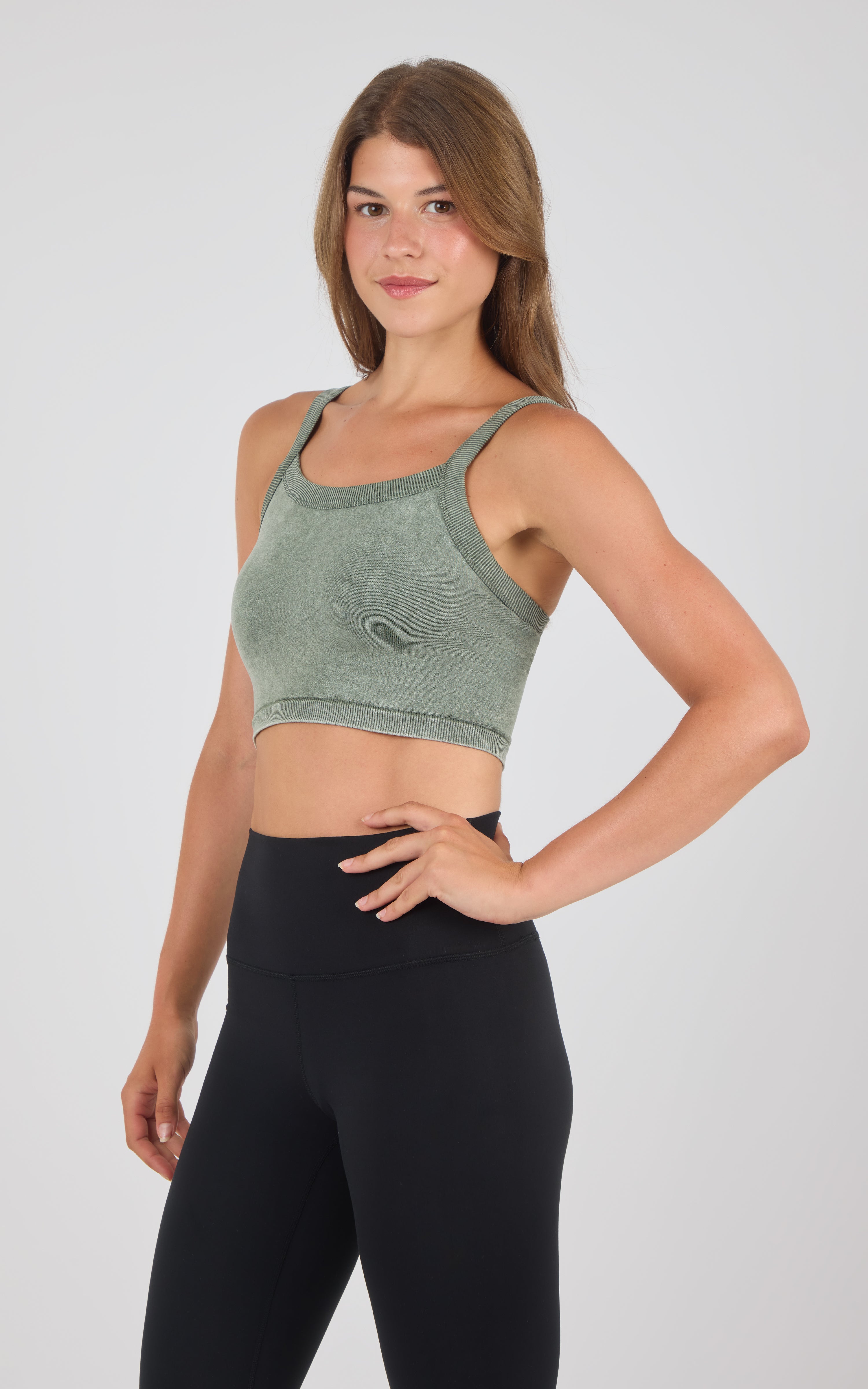 Stone Wash & Classic Seamless Anette Bra Tank 2 PK - 90 Degree by Reflex