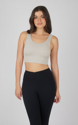 2 PK Textured Seamless Scooped Neck Bra - 90 Degree by Reflex
