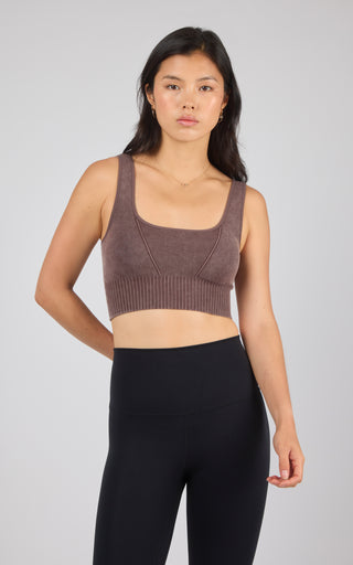 2 PK Stonewash Seamless Bra Tank - 90 Degree by Reflex