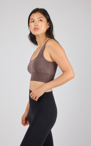 2 PK Stonewash Seamless Bra Tank - 90 Degree by Reflex