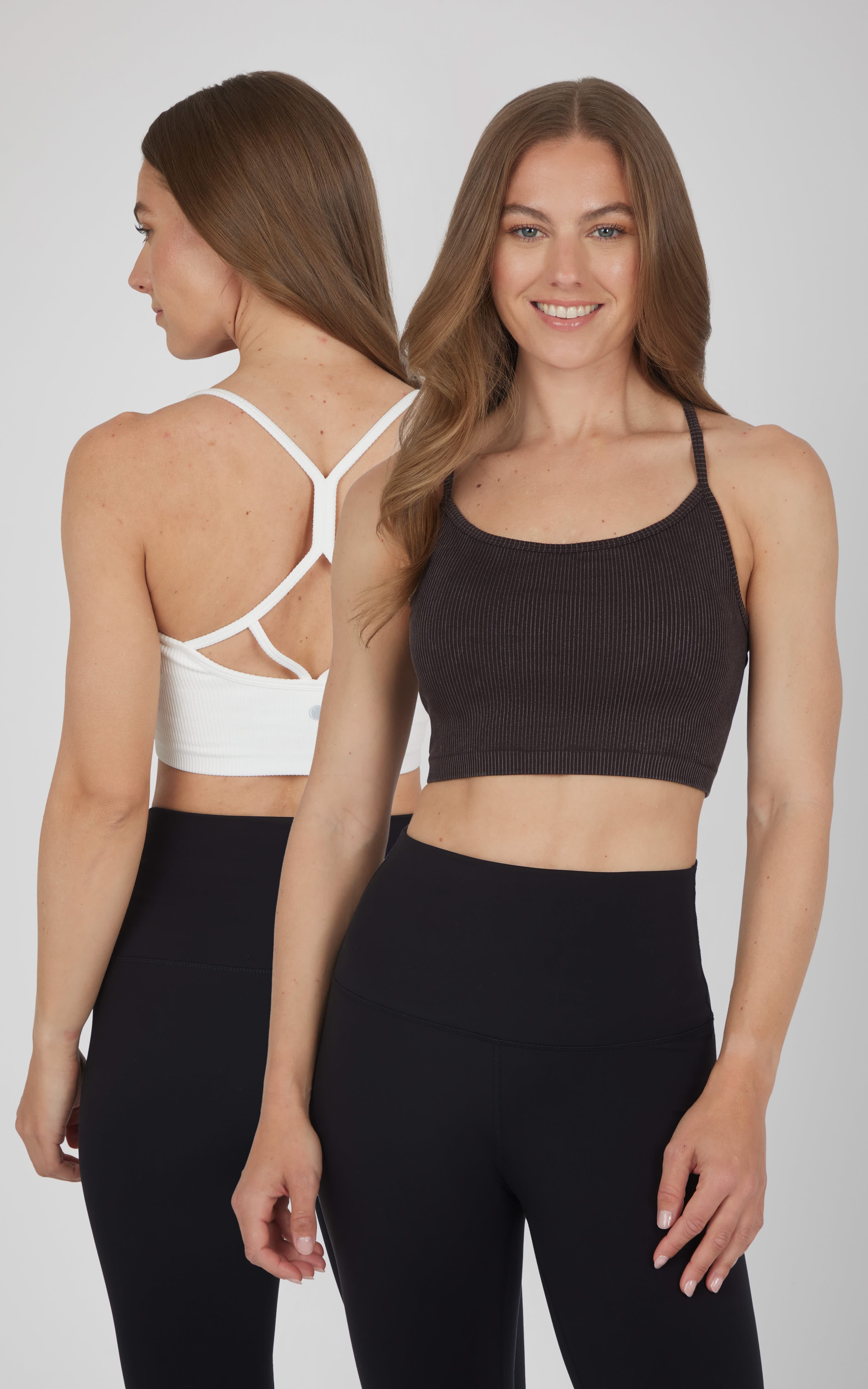 2 PK Ribbed Seamless Rosaline Bra - 90 Degree by Reflex