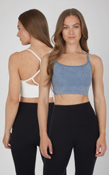 2 PK Ribbed Seamless Rosaline Bra