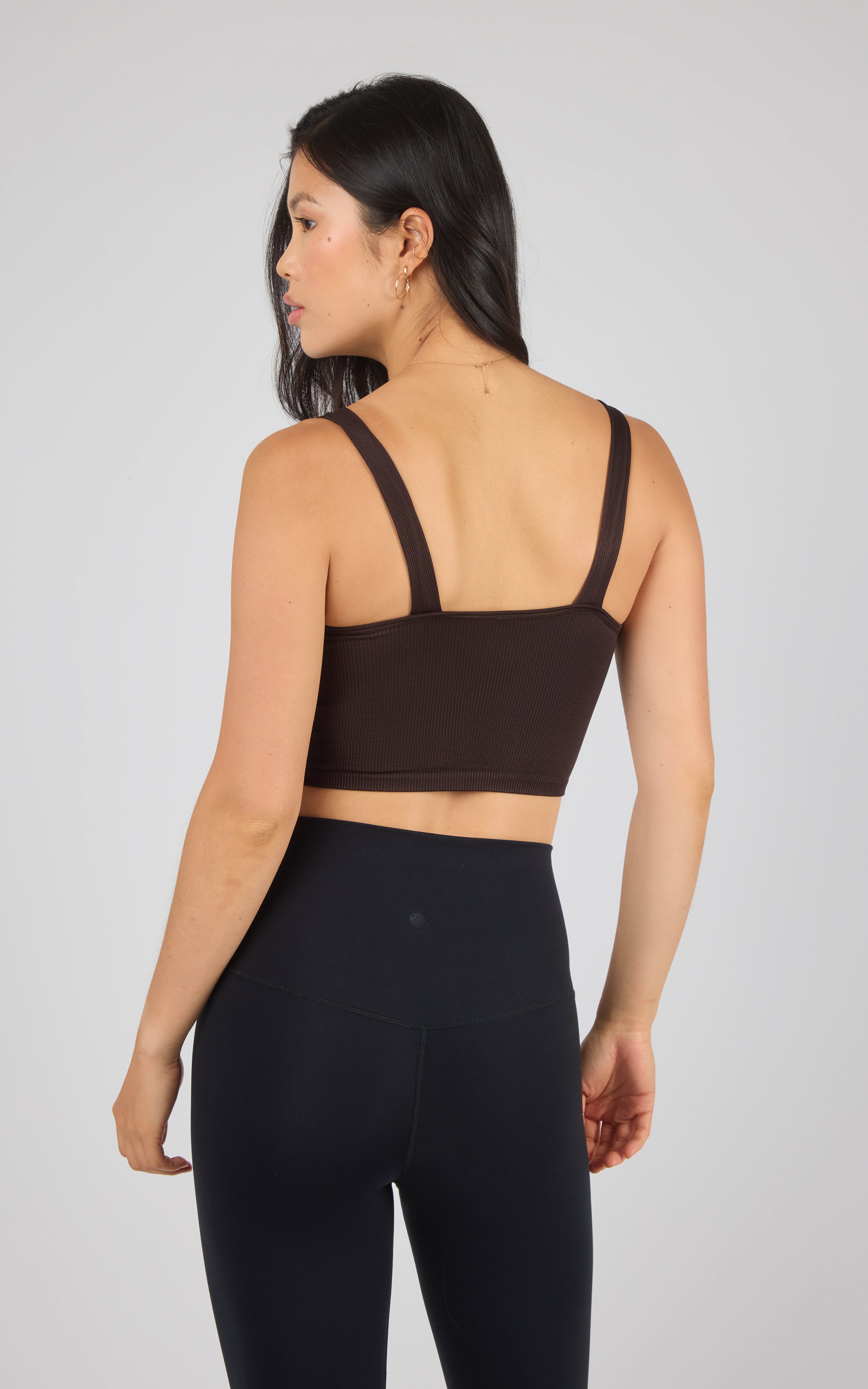 2 PK Alamo Ribbed Seamless V-Neck Bra Tank - 90 Degree by Reflex