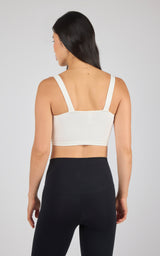 2 PK Alamo Ribbed Seamless V-Neck Bra Tank - 90 Degree by Reflex