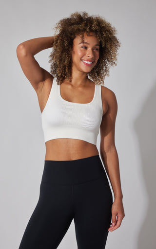 2 PK Stone Wash Ribbed Bra