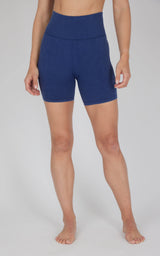 2 PK Stonewash Ribbed Textured 5" Inseam  Seamless Short